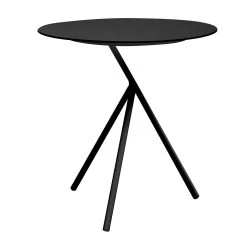 Royal Seasons Aluminium Bijzettafel Zwart - Ø 52 X H 52 Cm