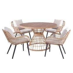 Royal Seasons COCOON Dining Set 4p Naturel