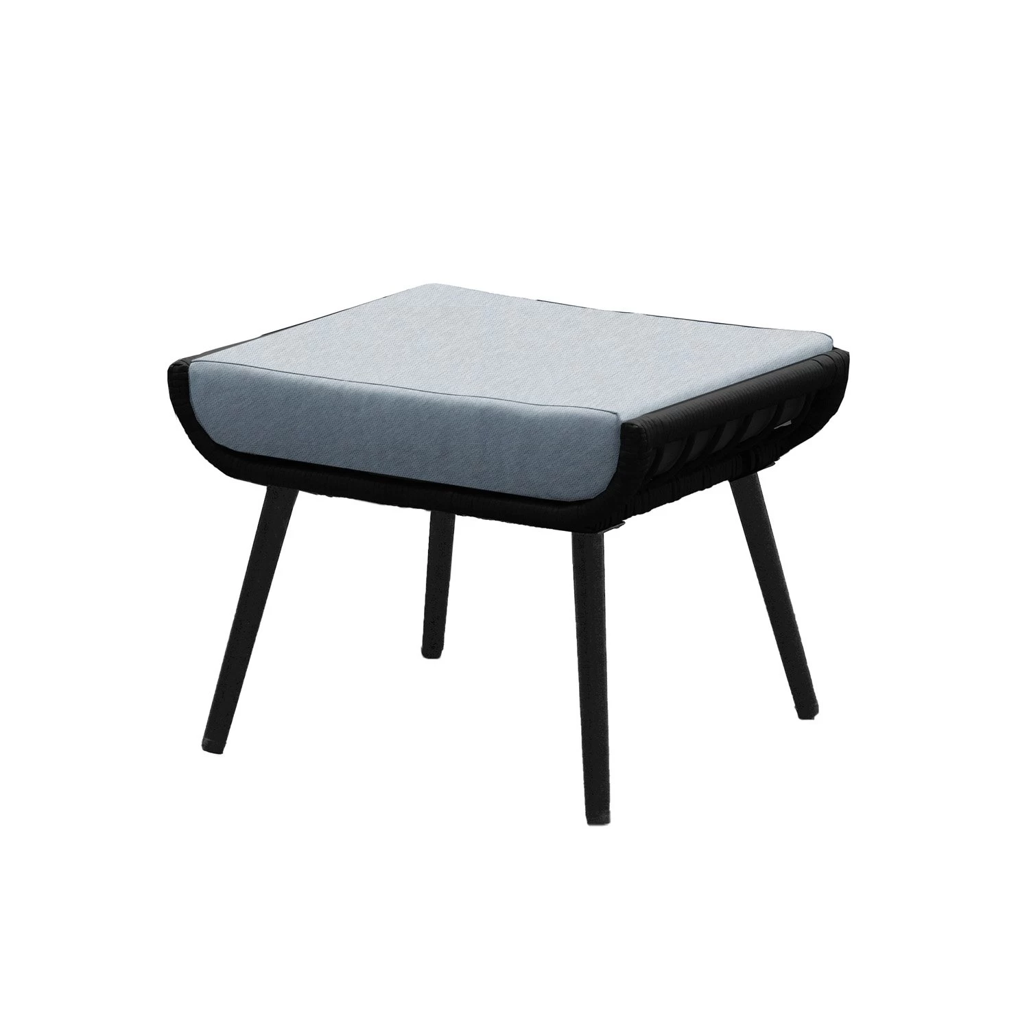 Royal Seasons COCOON Vlinderstoel Met Voetensteun Zwart - Afbeelding 4