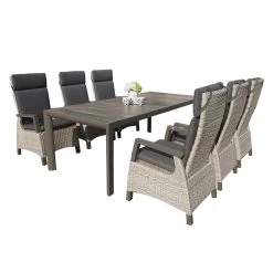 Royal Seasons COSTA DINING Tuinset Met 6 Stoelen