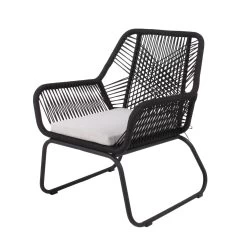 Royal Seasons NAPOLI Lounge Stoel Zwart